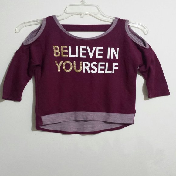 Jenna & Jessie "Believe in Yourself" Top - Picture 1 of 8